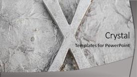  Presentation with roman - Amazing presentation design having numerals sculpture showing the number backdrop and a  colored foreground