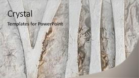  Presentation with roman - PPT theme featuring numerals sculpture showing the number background and a  colored foreground