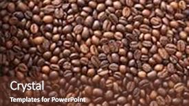  Presentation with coffee beans - Colorful PPT layouts enhanced with coffee beans which have been backdrop and a tawny brown colored foreground