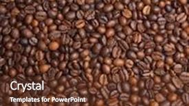  Presentation with coffee beans - Amazing presentation theme having coffee beans which have been backdrop and a tawny brown colored foreground
