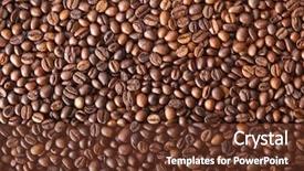  Presentation with coffee beans - Slide deck with coffee beans which have been background and a tawny brown colored foreground