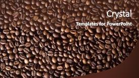  Presentation with coffee beans - Amazing slides having coffee beans which have been backdrop and a tawny brown colored foreground