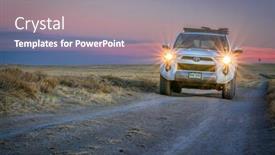  Presentation with suv - Theme with nunn-co-usa-january-9 background and a gray colored foreground