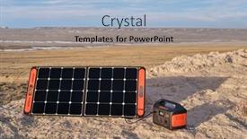  Presentation with solar power - Theme having nunn-co-usa-march-28 background and a  colored foreground