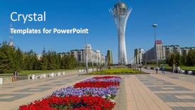  Presentation with kazakhstan - Presentation with nur-sultan-kazakhstan-april-24 background and a  colored foreground