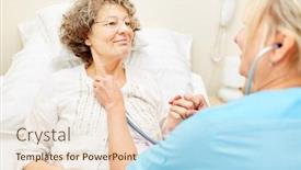  Presentation with controls - Audience pleasing presentation design consisting of nurse-controls-breathing backdrop and a lemonade colored foreground