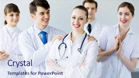  Presentation with female hormone - Slide deck enhanced with high pressure gauge reading background and a gray colored foreground