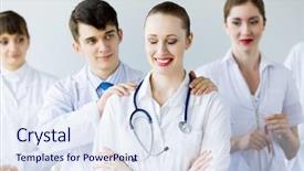  Presentation with female menstrual cycle - PPT layouts with displayed in a bakery shop background and a tawny brown colored foreground