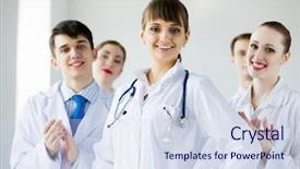  Presentation with female pelvic anatomy - Slide set with quad four wheel roller disco background and a  colored foreground.