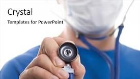  Presentation with gastrointestinal medical concept gerd - Audience pleasing slides consisting of nurse heart - doctor with stethoscope isolated backdrop and a white colored foreground