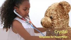  Presentation with being new doctor - Audience pleasing theme consisting of teamwork - challenge - pulling together - abstract symbolic art backdrop and a black colored foreground