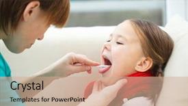  Presentation with metabolic syndrome doctor examining - Slides consisting of nurse kids - doctor is examining a little background and a  colored foreground