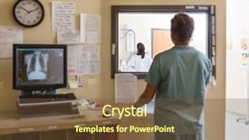  Presentation with operating room - Amazing presentation having nurse operating machine in xray backdrop and a tawny brown colored foreground