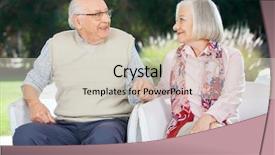  Presentation with holding hands - Cool new slide set with nurse patient relationship - senior couple holding hands backdrop and a soft green colored foreground