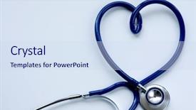  Presentation with medic - Audience pleasing presentation theme consisting of nurse practitioner - medic tool backdrop and a sky blue colored foreground