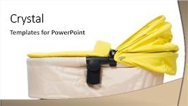  Presentation with baby jesus christmas rustic isolated - Cool new PPT layouts with nurse vintage - baby carrycot isolated on white backdrop and a  colored foreground