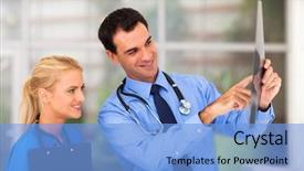  Presentation with health hope healing - Presentation with nurses studying - young health workers looking background and a  colored foreground