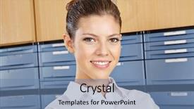  Presentation with receptionist - PPT theme consisting of manopause and background of medicaments composition stethoscope mix therapy drugs doctor and selectfocus background and a light gray colored foreground