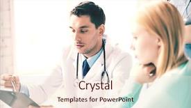  Presentation with cardio - Slides featuring nursing cardio - bright picture of male doctor background and a lemonade colored foreground