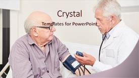  Presentation with hypertension - Cool new PPT layouts with nursing cardio - doctor measuring blood pressure backdrop and a lemonade colored foreground