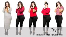  Presentation with defense - Presentation with nursing conflict - collage of beautiful young woman background and a light gray colored foreground