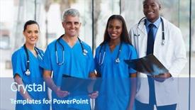  Presentation with medical - PPT theme consisting of tyre tire tracks make a path through sand background and a tawny brown colored foreground