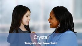  Presentation with diversity - PPT theme with nursing diversity - nurse with a patient background and a teal colored foreground