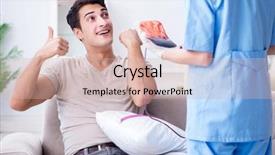  Presentation with blood transfusion - Colorful slides enhanced with nursing excellence - patient getting blood transfusion backdrop and a  colored foreground