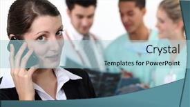  Presentation with hospital acquire infection control and prevention - Slide deck enhanced with nursing managment - hospital team background and a light blue colored foreground