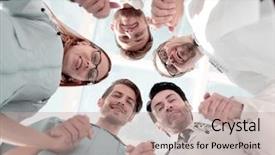  Presentation with staff meeting - Amazing PPT layouts having nursing plan care - medical staff standing backdrop and a  colored foreground