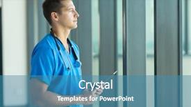  Presentation with tablet - Beautiful slide deck featuring  backdrop and a  colored foreground