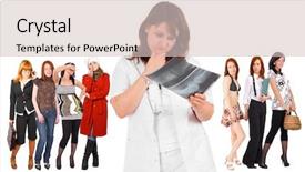  Presentation with nursing - Colorful PPT theme enhanced with nursing workforce - oh it must be serious backdrop and a  colored foreground