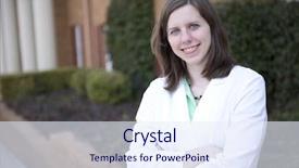  Presentation with nursing - Slide set having nursing workforce - smiling medical professional outside background and a  colored foreground