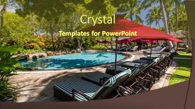  Presentation with bali nusa dua - Beautiful slides featuring nusa-dua-resort-in-bali backdrop and a tawny brown colored foreground