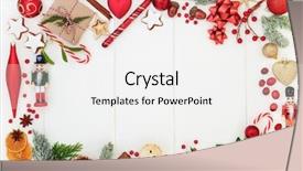  Presentation with traditional wood - Amazing presentation theme having nutcracker - christmas background border composition backdrop and a white colored foreground