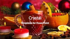  Presentation with fragrant - Slide set having greetings from caledonia stamped on background and a lemonade colored foreground