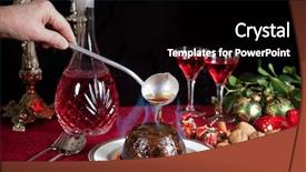  Presentation with brandy - Presentation enhanced with nutmeg tree - hand serving burning brandy background and a black colored foreground