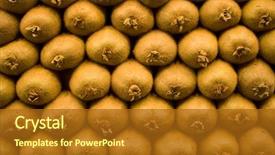  Presentation with tribal pattern - PPT theme with nutri o - pile o kiwis making background and a  colored foreground