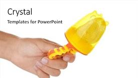  Presentation with teen mom cap and gown holding a baby - Beautiful PPT theme featuring woman holding baby's nibbler backdrop and a  colored foreground