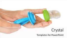  Presentation with baby in womb - Amazing slide deck having woman holding baby's nibbler backdrop and a  colored foreground