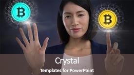  Presentation with nutrition - Colorful theme enhanced with nutrition 3d - digital composite of businesswoman touching backdrop and a gray colored foreground