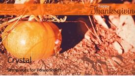  Presentation with thanksgiving or fall greeting - PPT theme with nutrition 3d - digital generated image of thanksgiving background and a  colored foreground