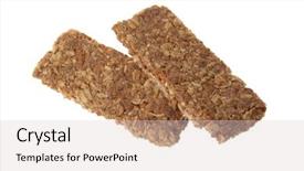  Presentation with nutrition - Cool new theme with nutrition bars on white background backdrop and a  colored foreground