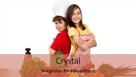  Presentation with mental health kids - Presentation design with adolescence nutrition - healthy eating - kids background and a coral colored foreground