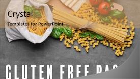  Presentation with nutrition disease - Cool new presentation with nutrition disease - gluten free pasta concept backdrop and a yellow colored foreground