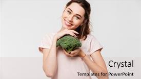  Presentation with smiling little girl - Beautiful theme featuring nutrition drinks minnerals vitamins - portrait of a smiling pretty backdrop and a lemonade colored foreground