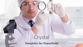  Presentation with nutrition - Presentation theme having nutrition-expert-testing-food-products background and a  colored foreground