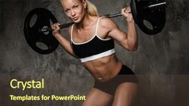  Presentation with exercise kids kid doing fitness - Amazing presentation design having nutrition fitness - beautiful muscular bodybuilder doing exercise backdrop and a tawny brown colored foreground