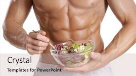  Presentation with healthy nutrition - Colorful presentation design enhanced with festival food day cheeseburgers with onion and homemade mayo schnitzel in baguette young peas soup with fried egg and olive oil backdrop and a coral colored foreground