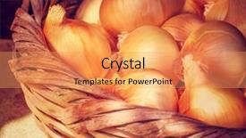  Presentation with spicy food - Beautiful theme featuring nutrition from garden great harvest backdrop and a  colored foreground